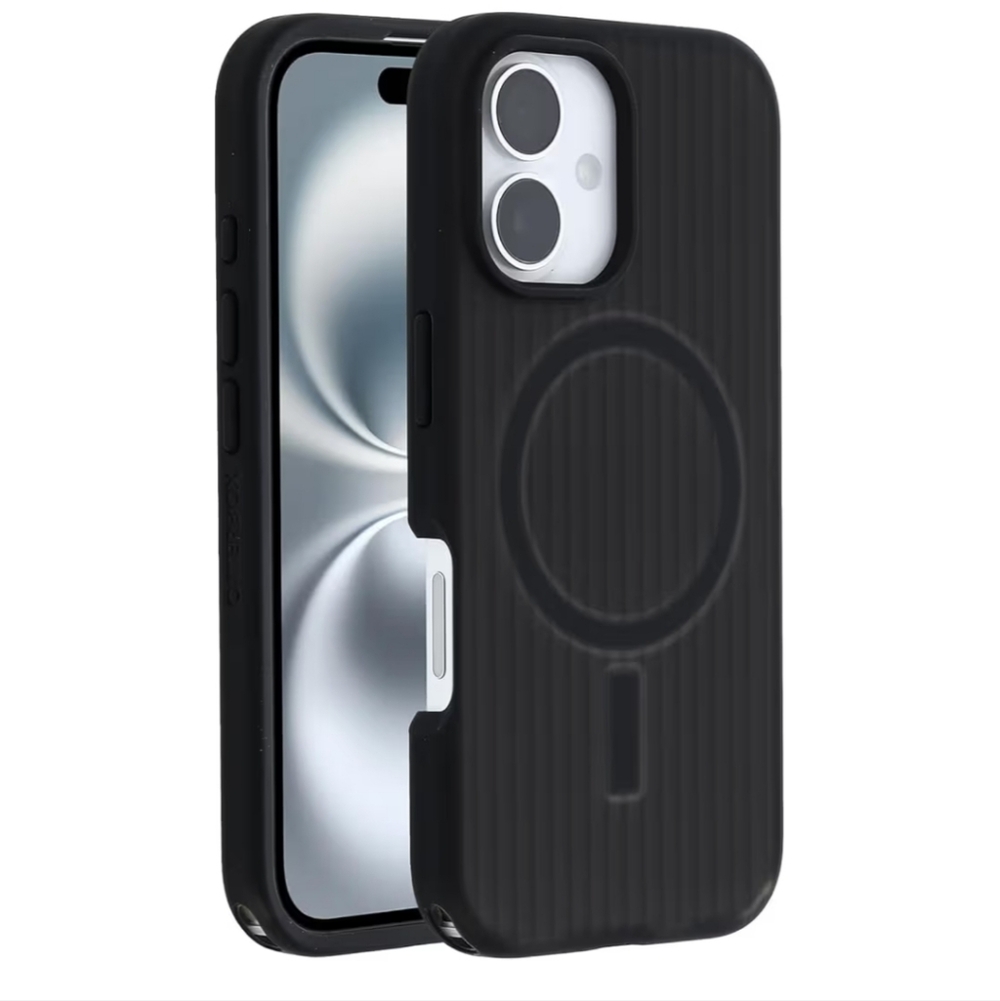 OtterBox iPhone 16 Case – Symmetry Soft-Touch Series with MagSafe - Dark Echo